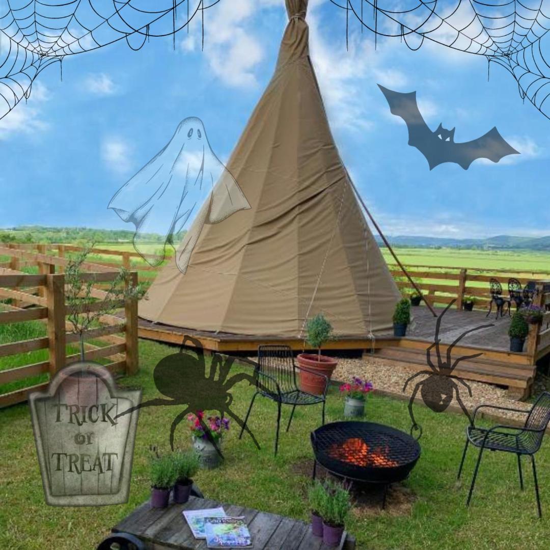 Burtree House & Retreats Tipi With Secluded Hot Tub Hotel Thirkleby Exterior foto